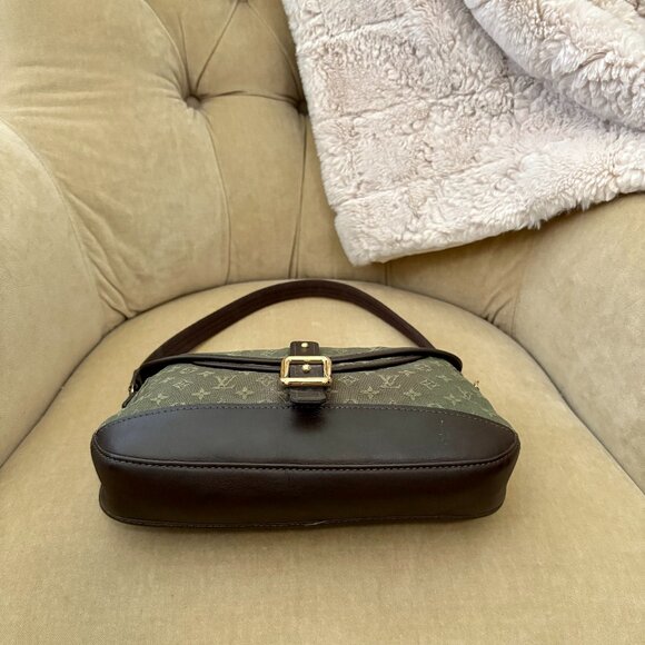 VTG Auth. LOUIS VUITTON Marjorie Mini Lin Monogram TH0063 Baguette Hobo Bag - Picture 10 of 13